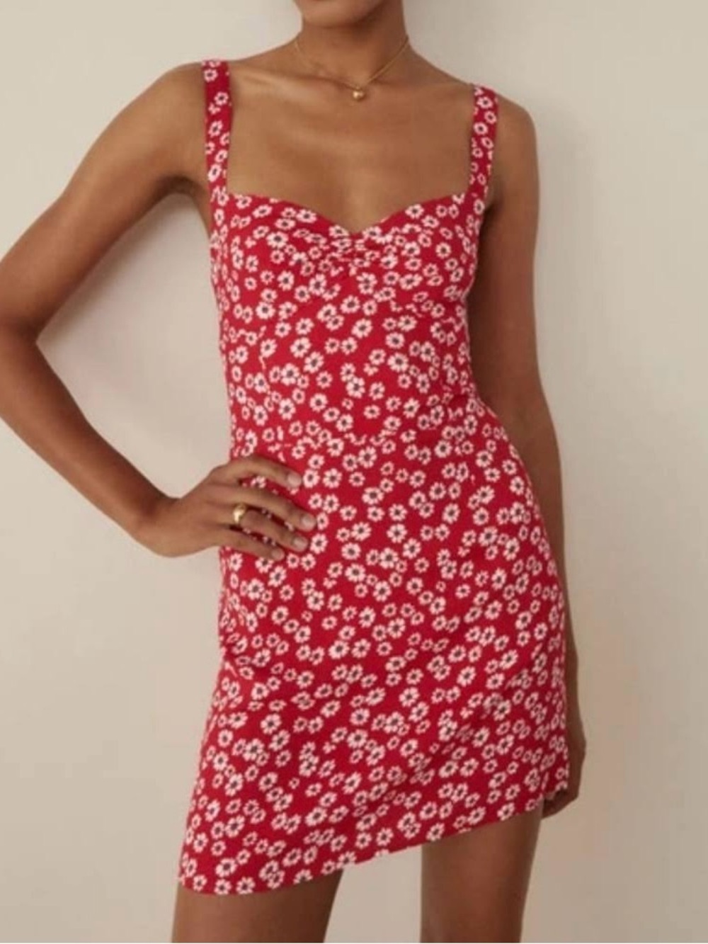 Reformation Baldwin Dress in Jenna - Picture 2 of 8